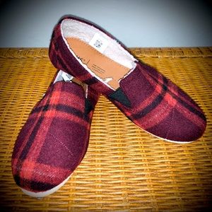 TOMS Plaid Redondo Loafer Sz 7.5